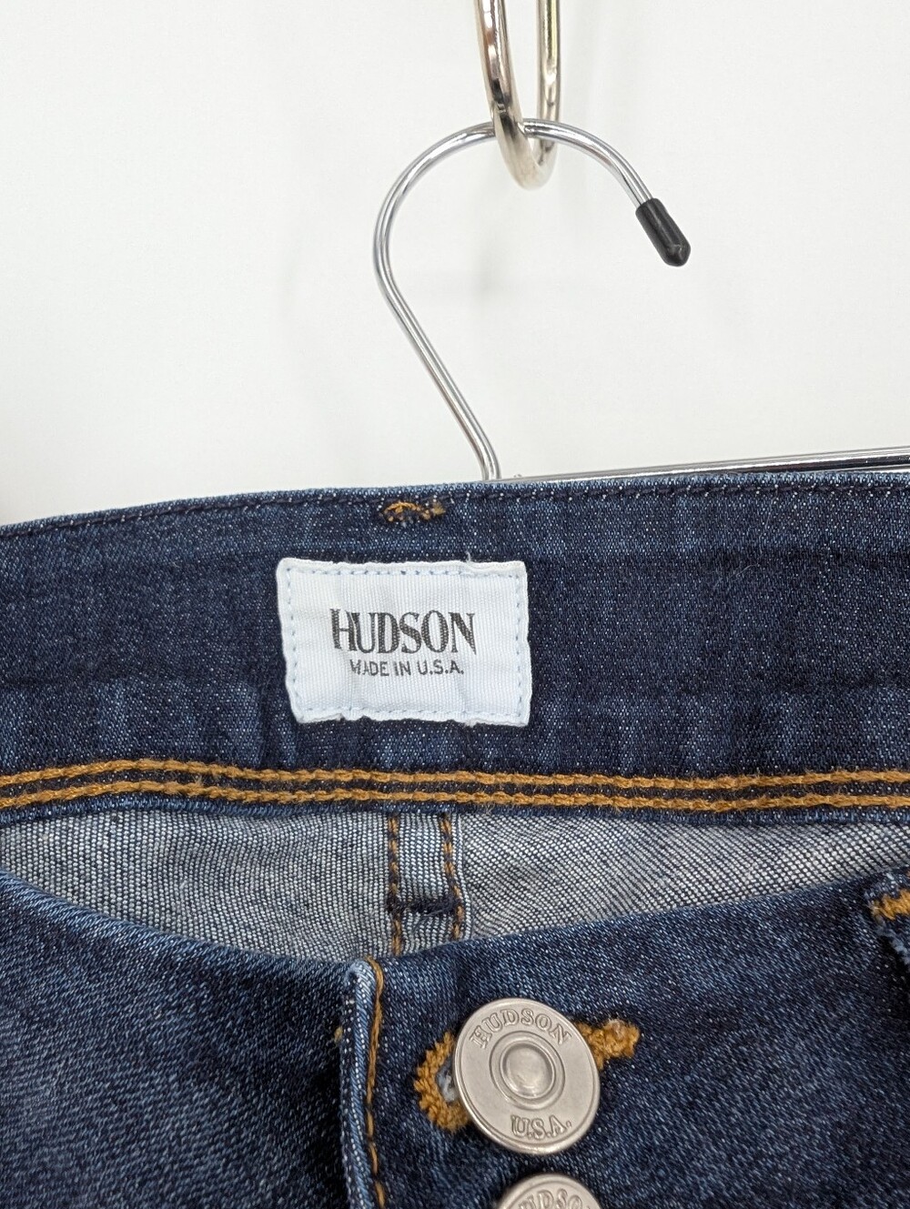 Hudson Jeans Beth Petite Baby Boot Cut Jeans Dark Wash Flap Pocket Y2k 29 - Picture 8 of 10